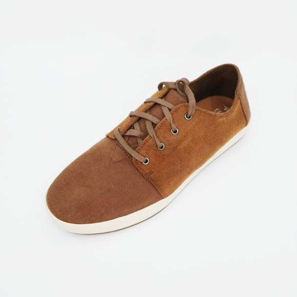 bark oiled suede cotton twill men's payton sneakers